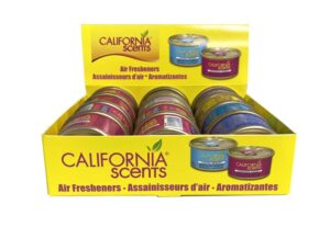 California Scents Auto-Lufterfrischer – Monterey Vanilla & Mixed Box (12 Düfte)