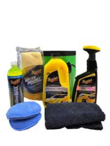 Meguiar’s Autopflege-Set – Komplettpaket für Reinigung, Schutz und Glanz