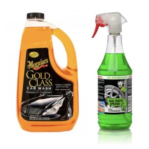 Meguiar’s G7164 Gold Class Car Wash + Alu-Teufel Spezial Felgenreiniger Set