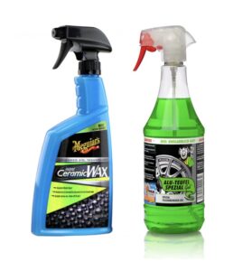 Meguiar’s Paket: Hybrid Ceramic Wax Autowachs + Alu-Teufel Spezial Felgenreiniger