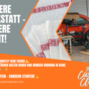 Wiederverwendbare Werkstatt-Tücher (40 x 40 cm)