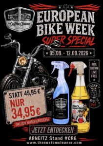 European Bike Week 2026 Super Special - Tuga Bikers Super Teufel®️+ THE CUSTOMCLEANER®️